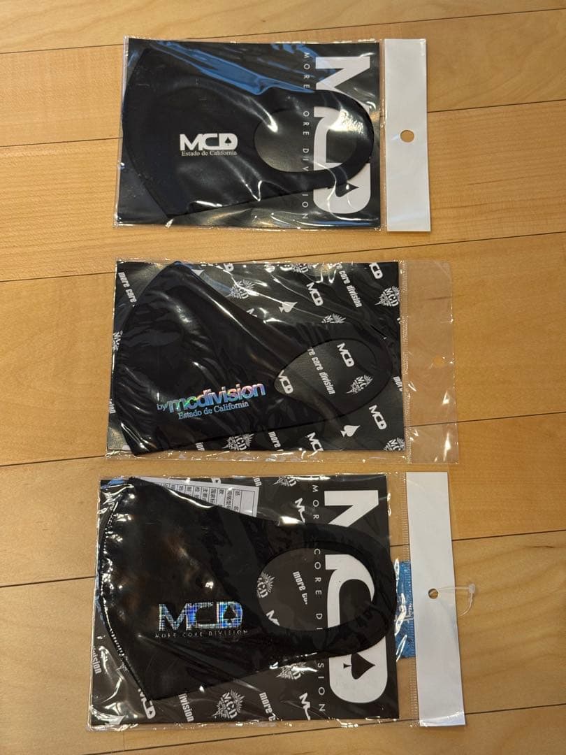 MCD ブラックマスク 3枚セット