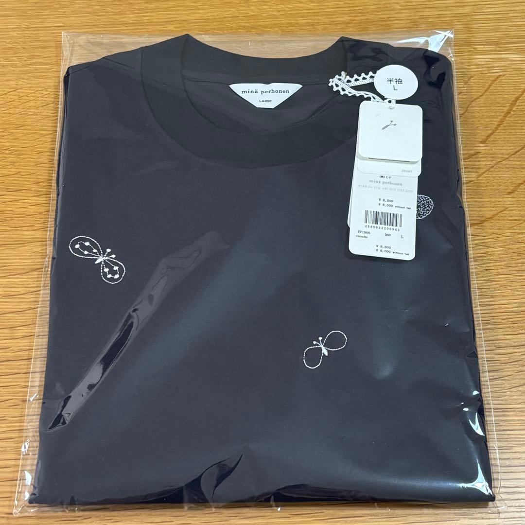 minä perhonen ミナペルホネン 半袖 Tシャツ　Lサイズ つぐ展