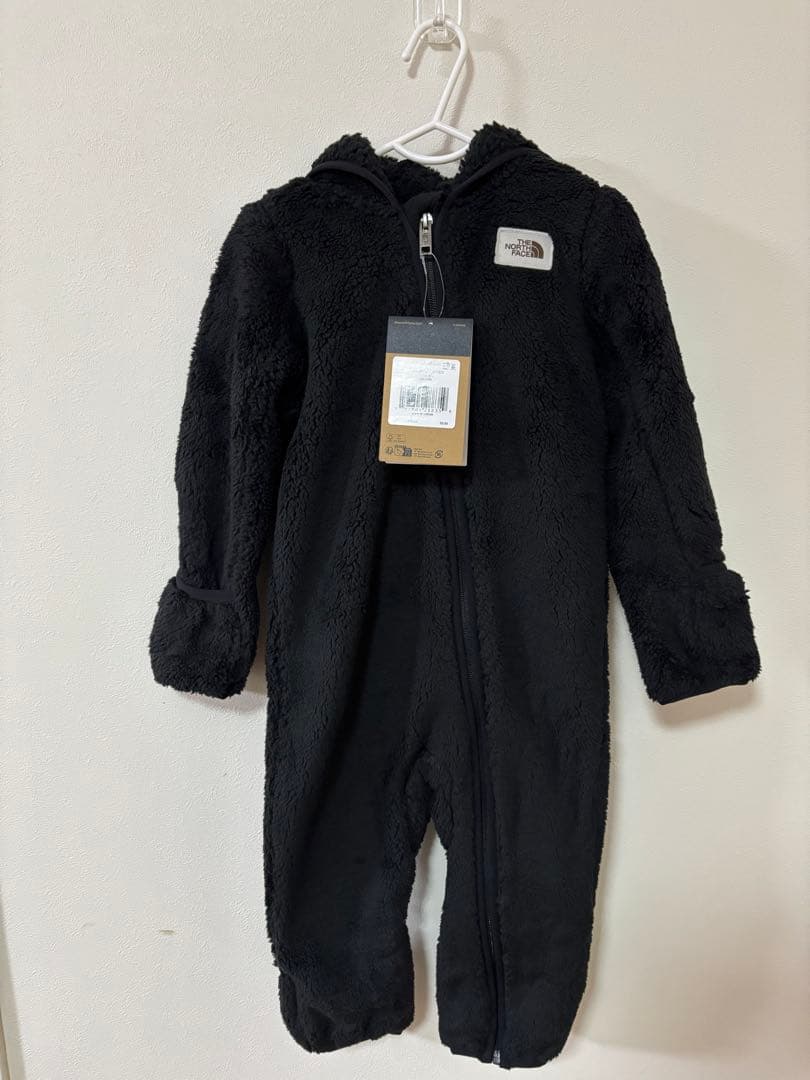 The North Face フリースロンパース ブラック