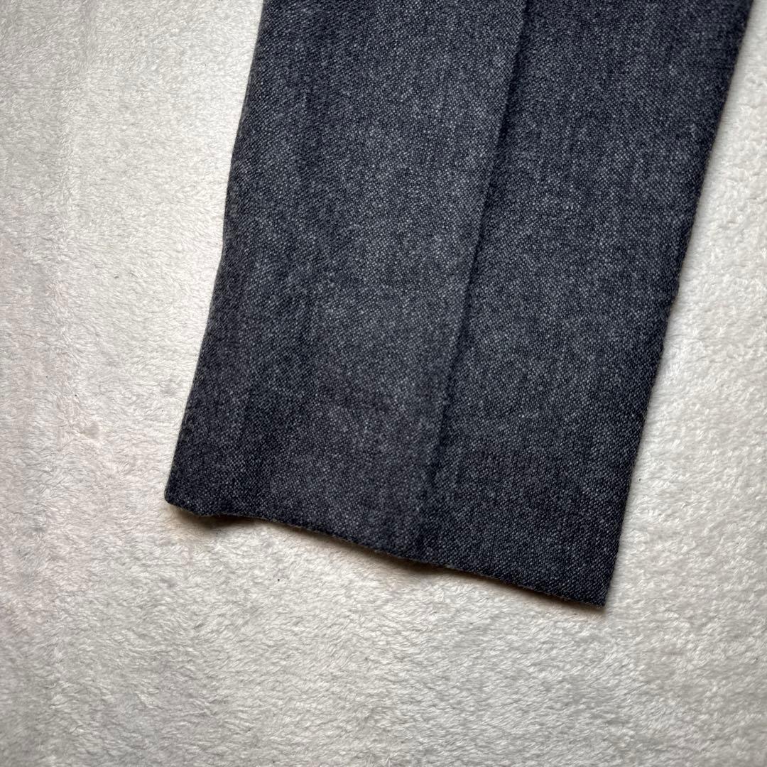 75 未使用　インコテックス　スラックス　グレー　ツイード　46