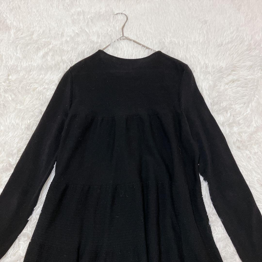 美品 マーレット ADDISON ニットワンピース 根岸由香里さん着 ティアード