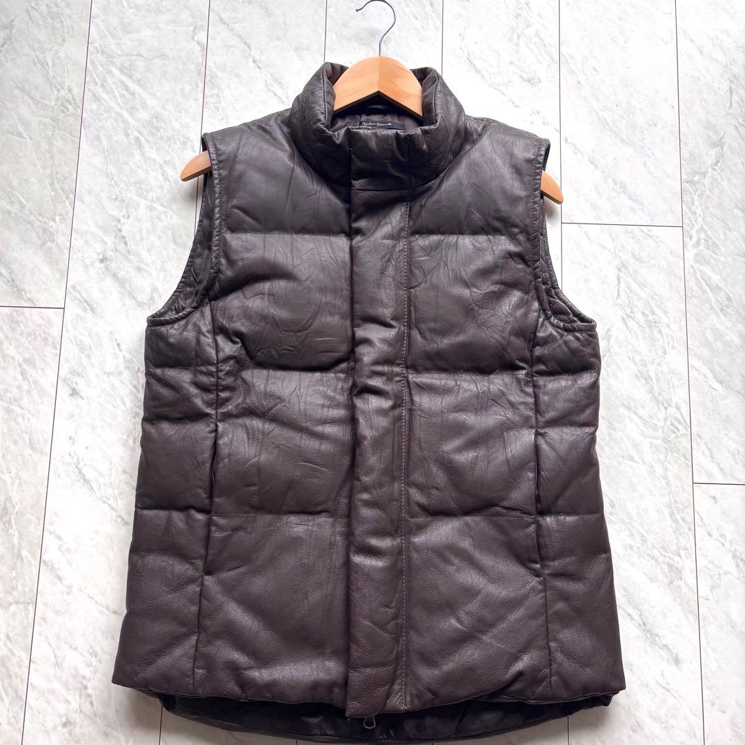 URBAN RESEARCH／アーバンリサーチ　ピッグスキンダウンベスト　本革