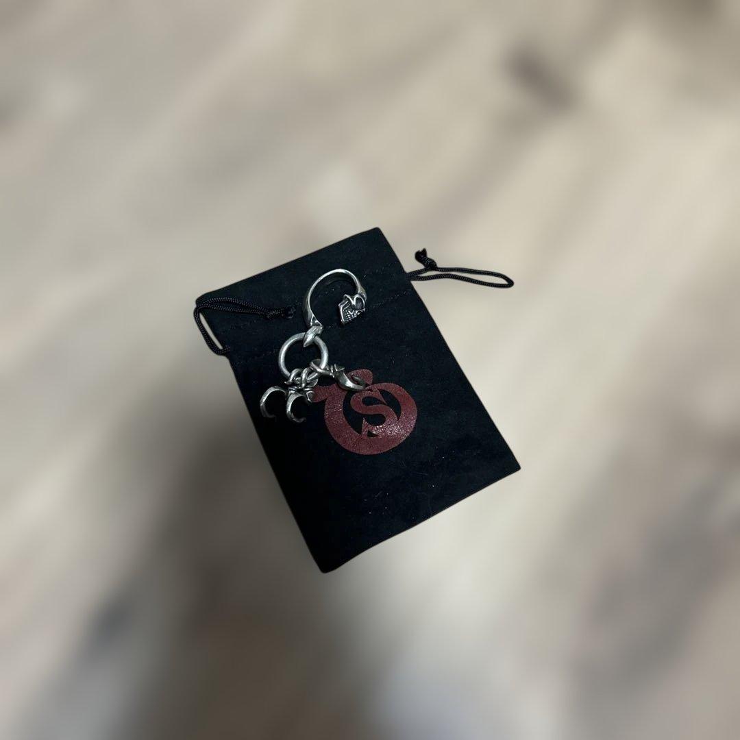 L.S.Dラウドスタイルデザイン×デブブリードスカルキーリングカラビナフック