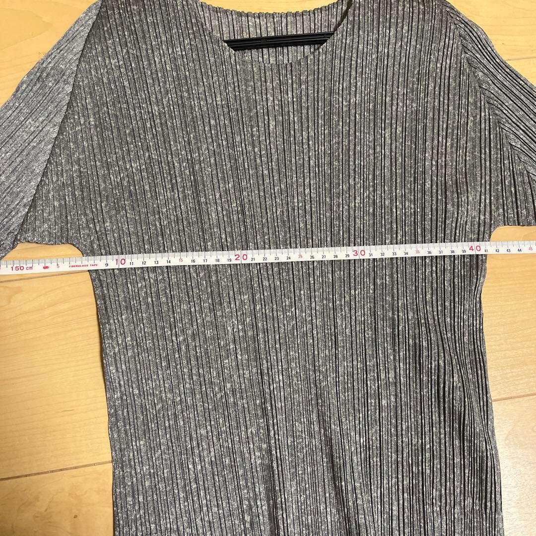PLEATS PLEASE グレー 長袖 カットソー