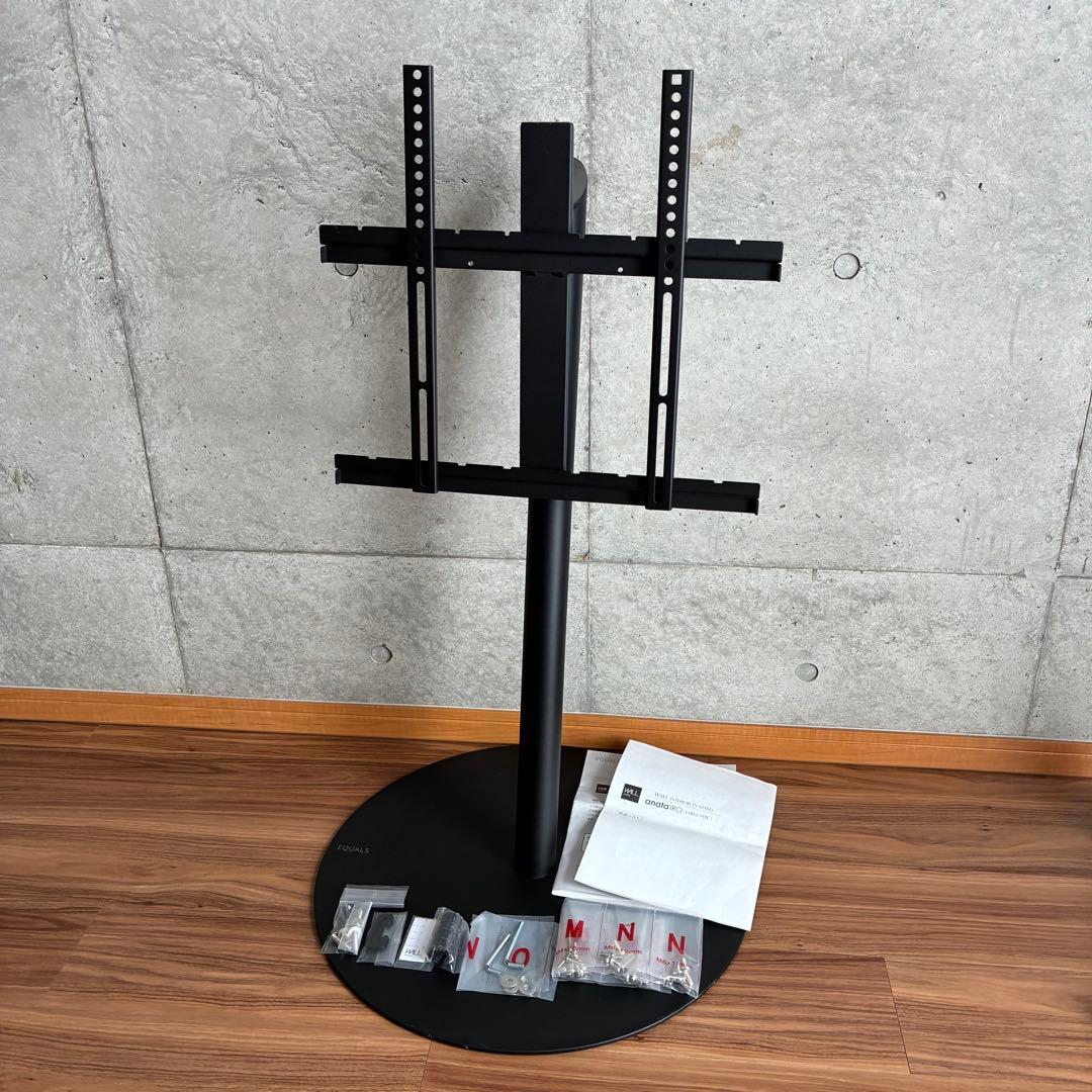 イコールズ テレビ台 テレビスタンド anataIRO ラージタイプ 黒