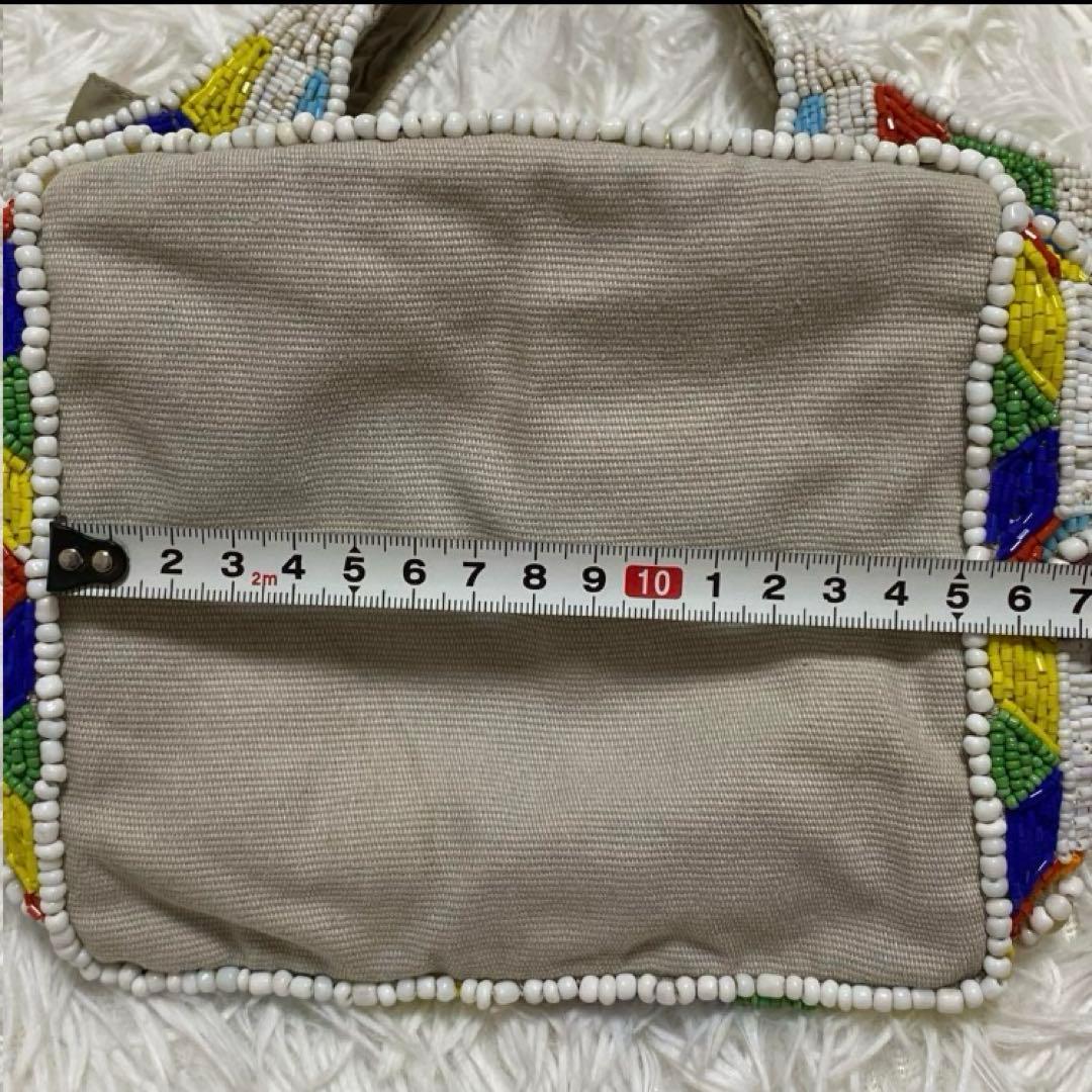 良品　イマイエン imayin ビーズバッグ ビジュー トートバッグ ストーン