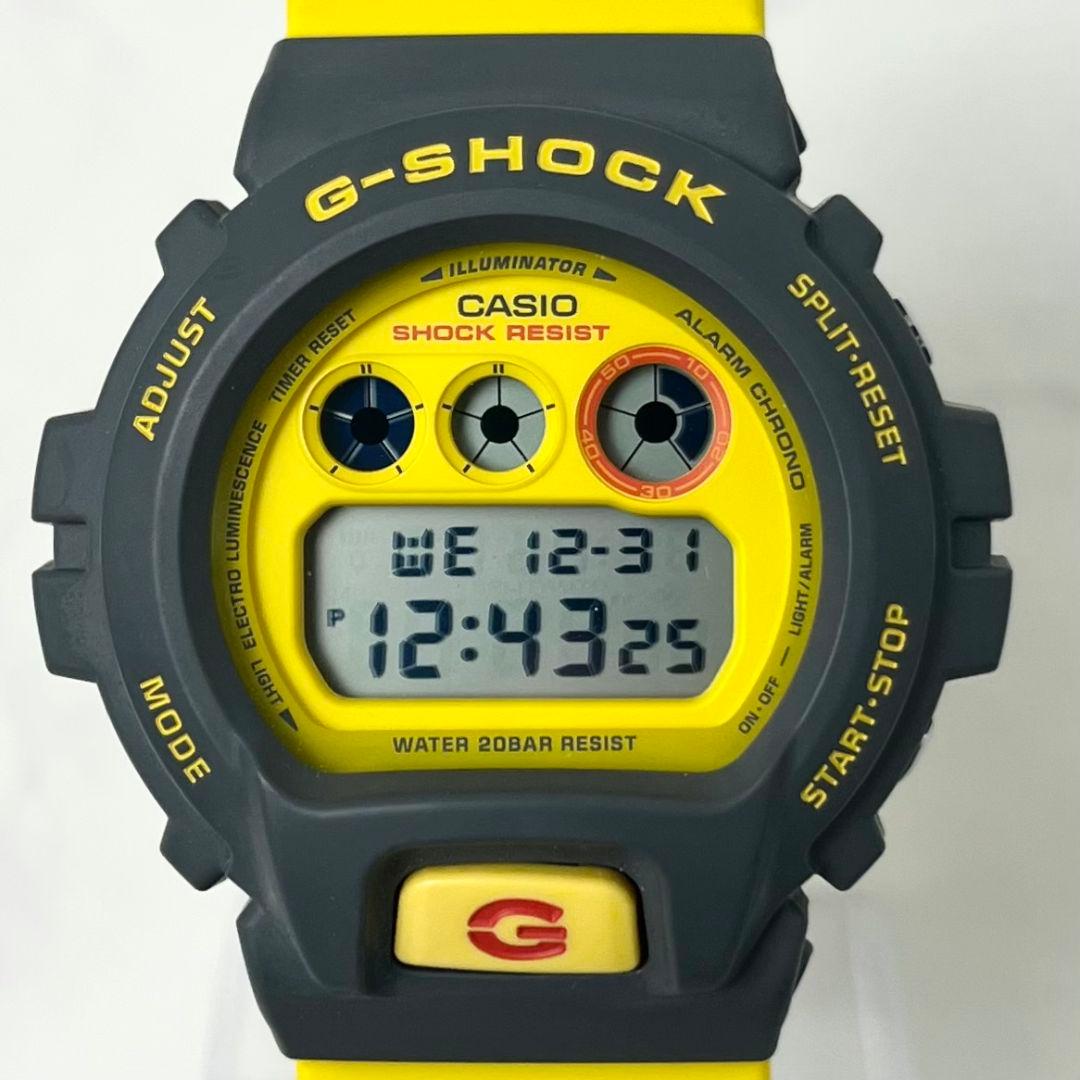 【稼働】 CASIO G-SHOCK DW-6900Y デジタル 腕時計