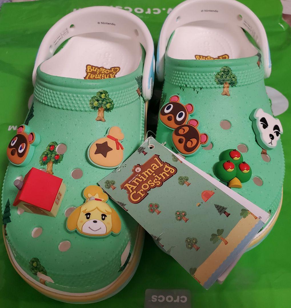 【22cm】どうぶつの森 クロックス プラットフォーム クロッグ