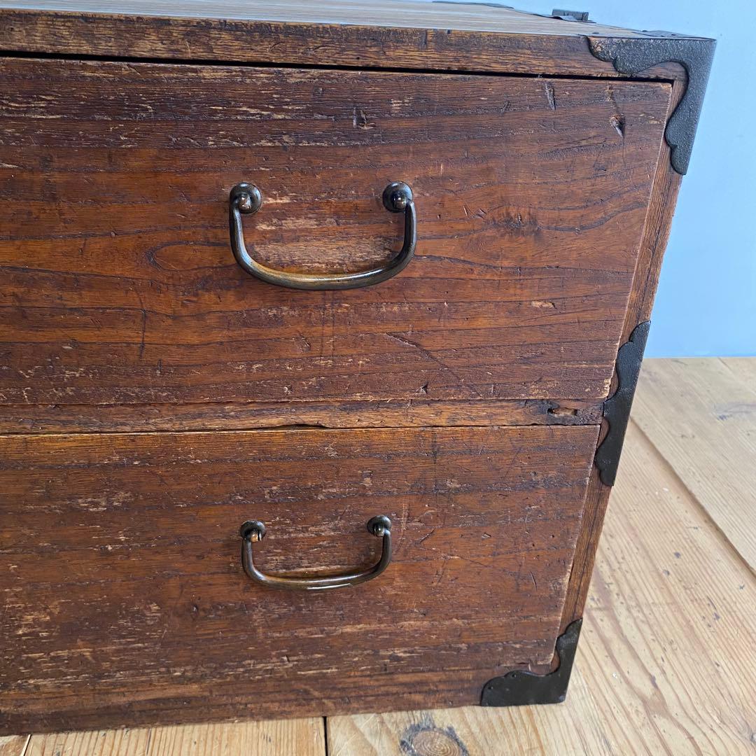 アンティーク チェスト 箪笥 ローボード テレビ台 昭和レトロ z879