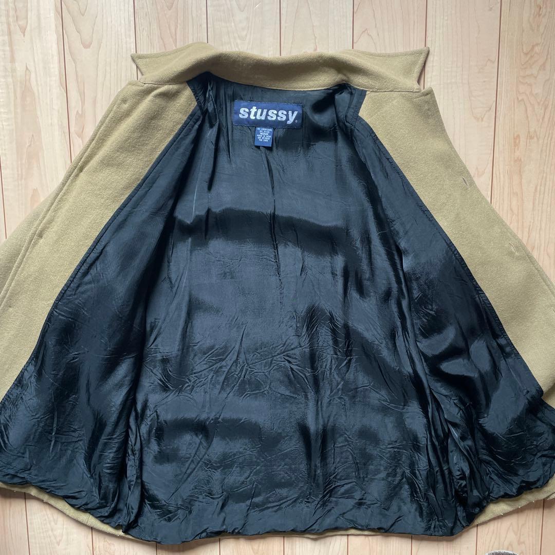 【90s】◎OLD STUSSY CPOジャケット　ウールジャケット　シャツ　M