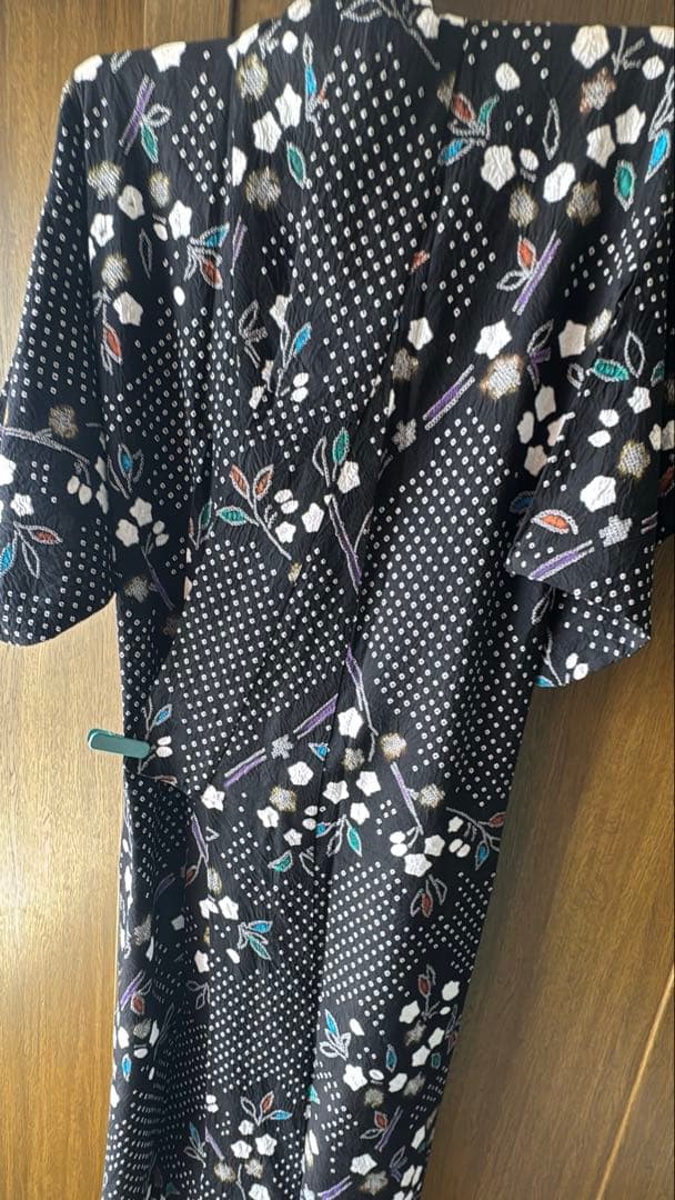 有松絞り　有松鳴海絞り　絞り浴衣　165cm 裄69cm