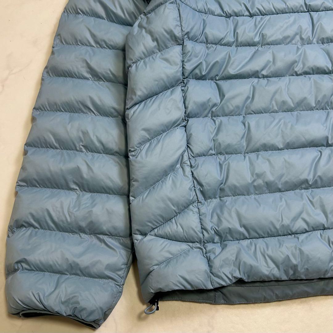 【美品】ポロラルフローレン 中綿ジャケット ブルー系 XL 刺繍ロゴ