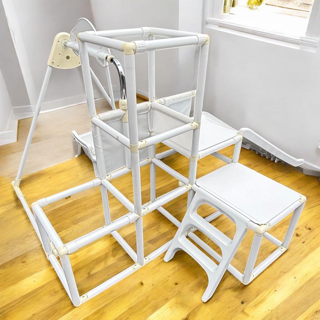 【現状品】NONAKA WORLD おりたたみ スロープ付きベビージム 室内