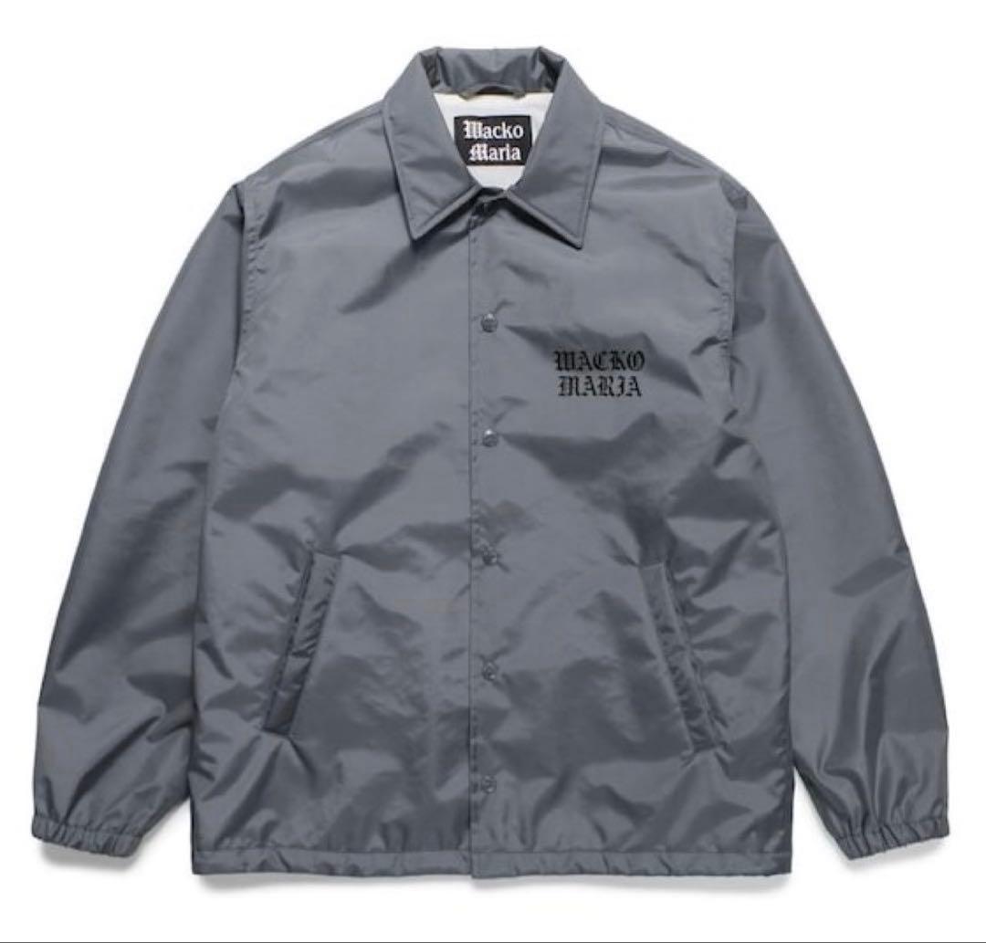 【週末セール】ワコマリア コーチジャケット　グレー　サイズL