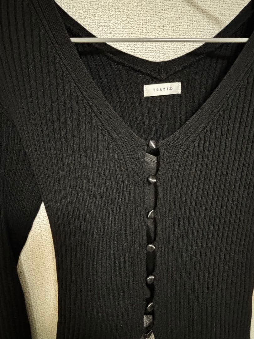FRAY I.D ニットワンピース ブラック