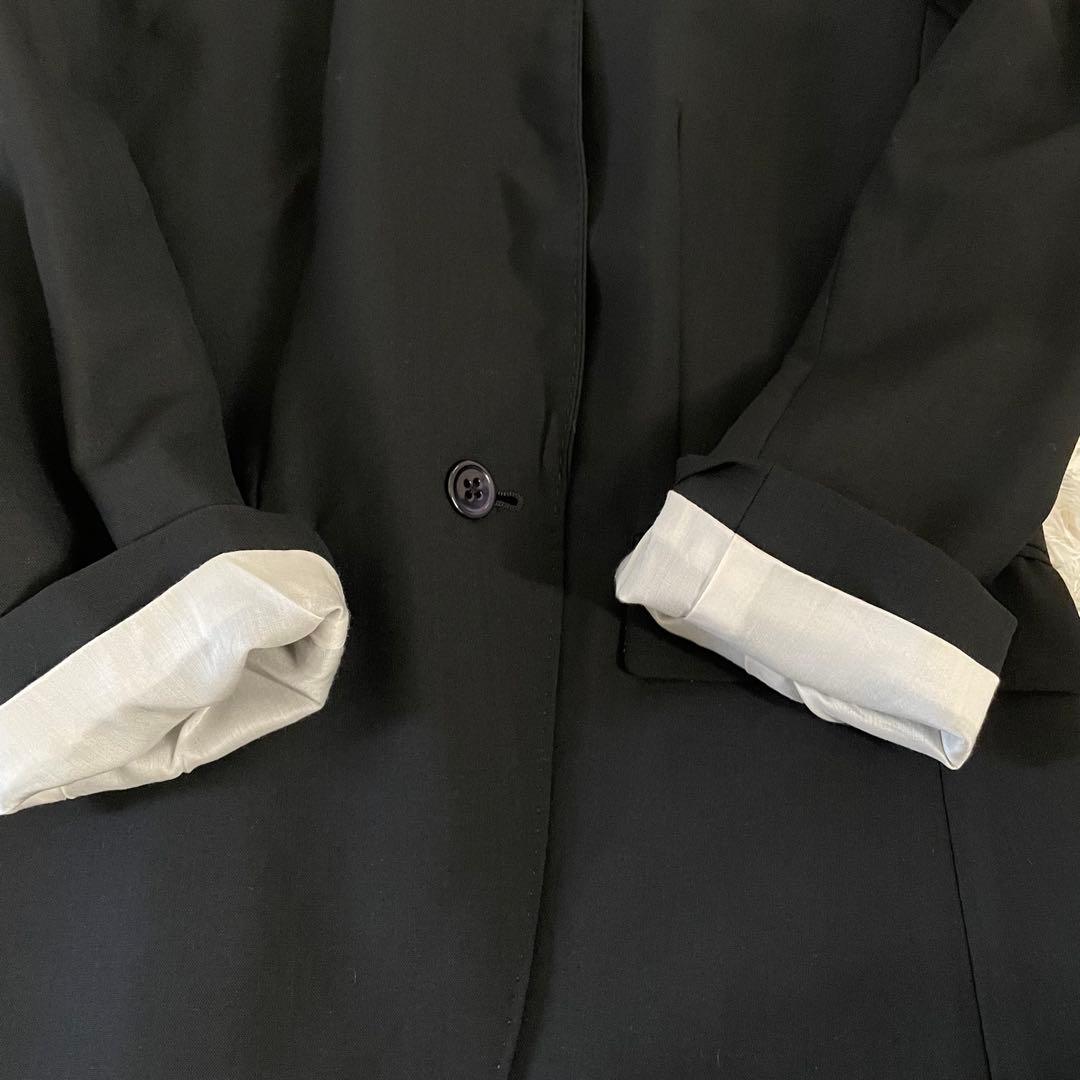 美品　ポールスミス　濃紺　スカートスーツ（シングルボタン）　XL