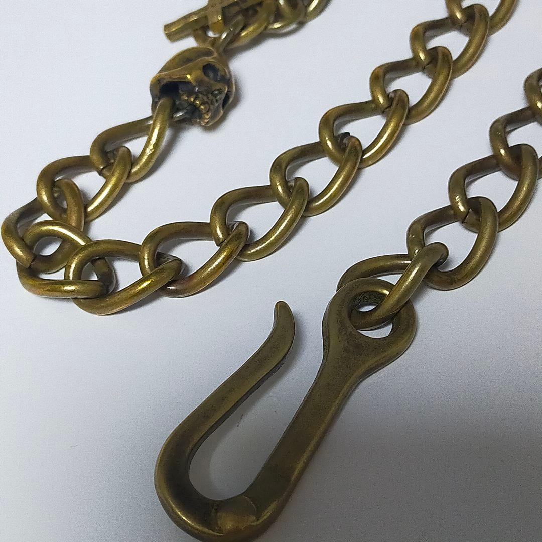 ROSH ロッシュ 真鍮製 スカル ウォレットチェーン Mother Mary2