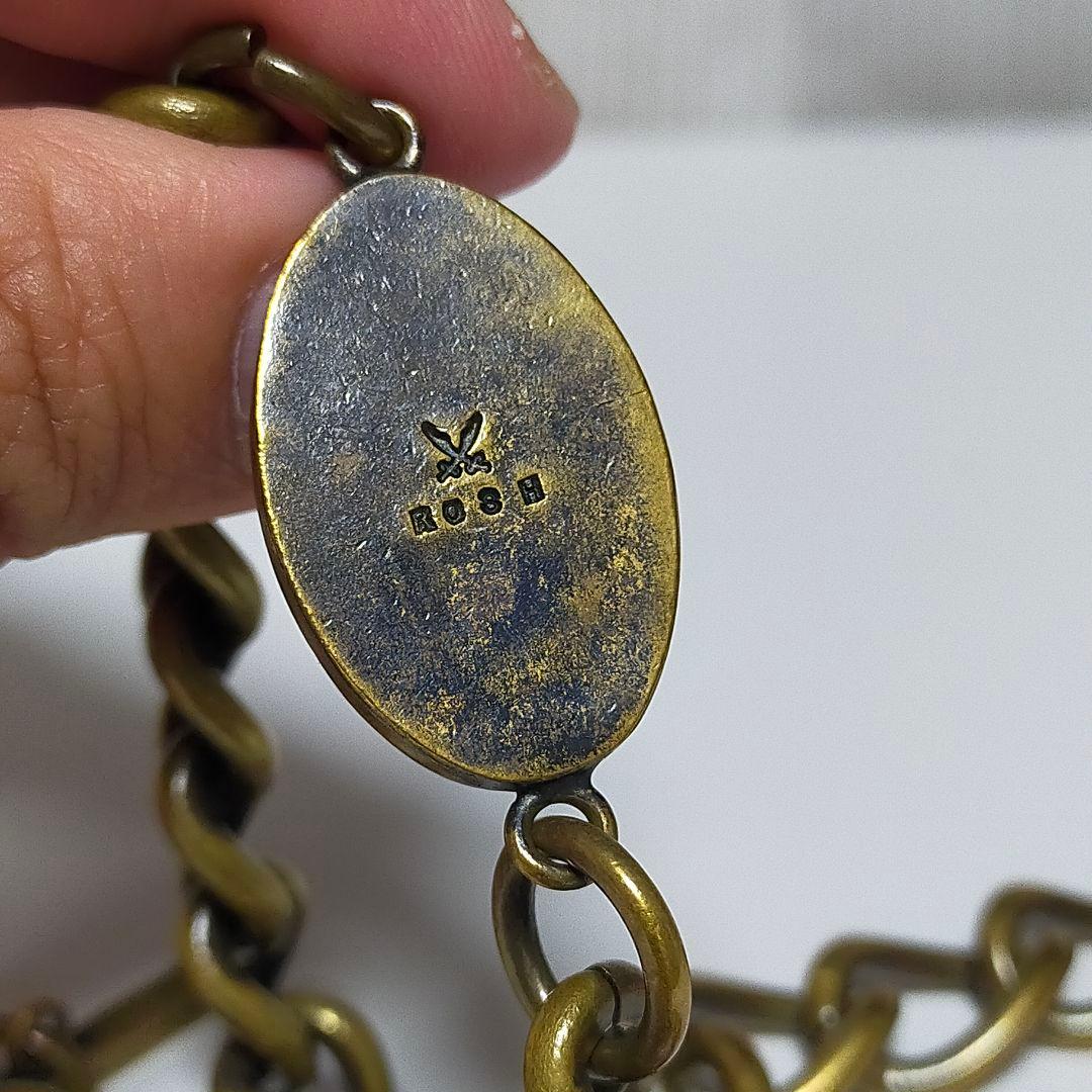 ROSH ロッシュ 真鍮製 スカル ウォレットチェーン Mother Mary2