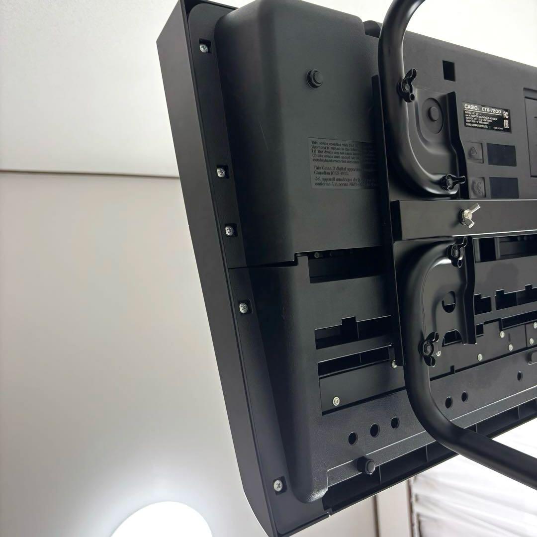 CASIO カシオ 電子ピアノ 61鍵 CTK-7200 ブラックキーボード