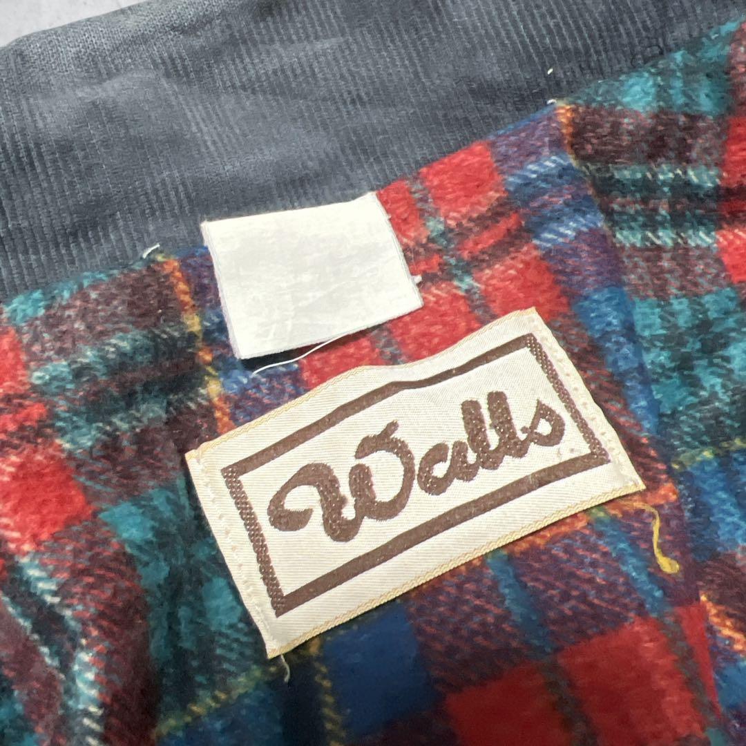 【湘南】Wallsデニムジャケットカバーオール90sヴィンテージ青ブルー