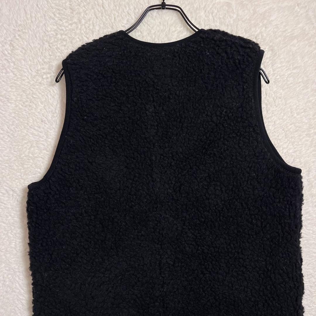 人気　定番　COLD BREAKER ボア　ロングジレ　ベスト　ブラック