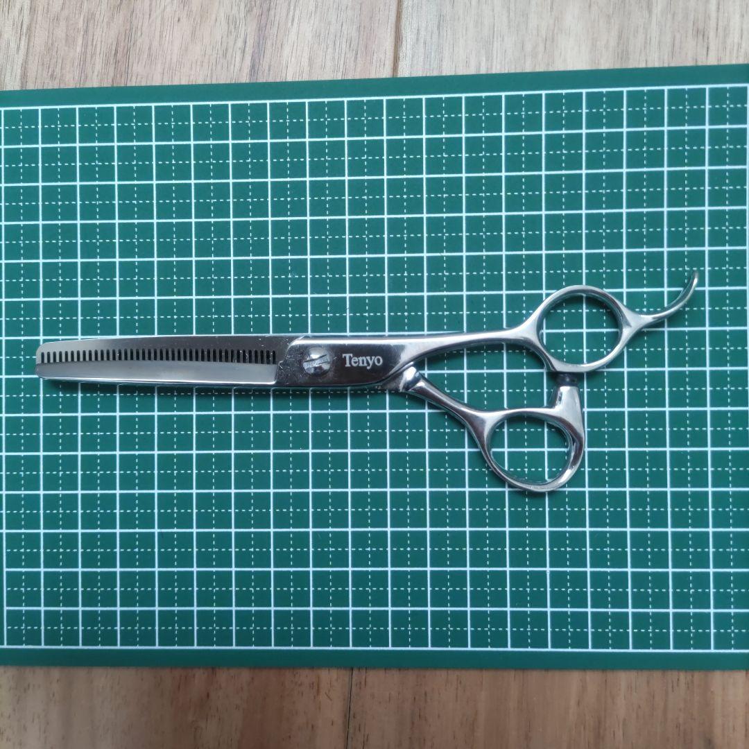 Tenyo 天洋　コバルト　40目セニングシザー 　理容　美容　梳き鋏