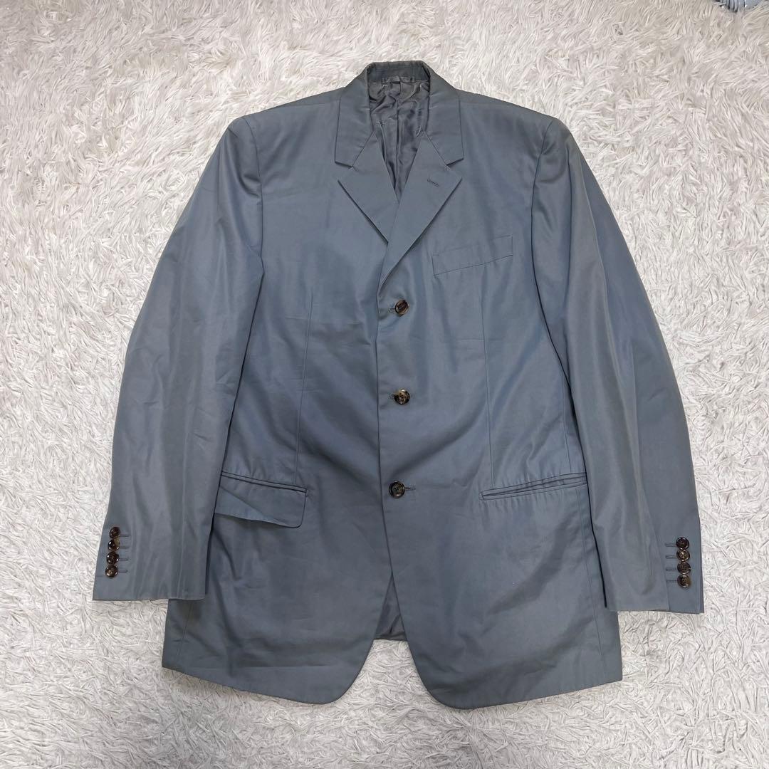 ルイヴィトン セットアップ スーツ 3釦 ブルー コットン XL 50