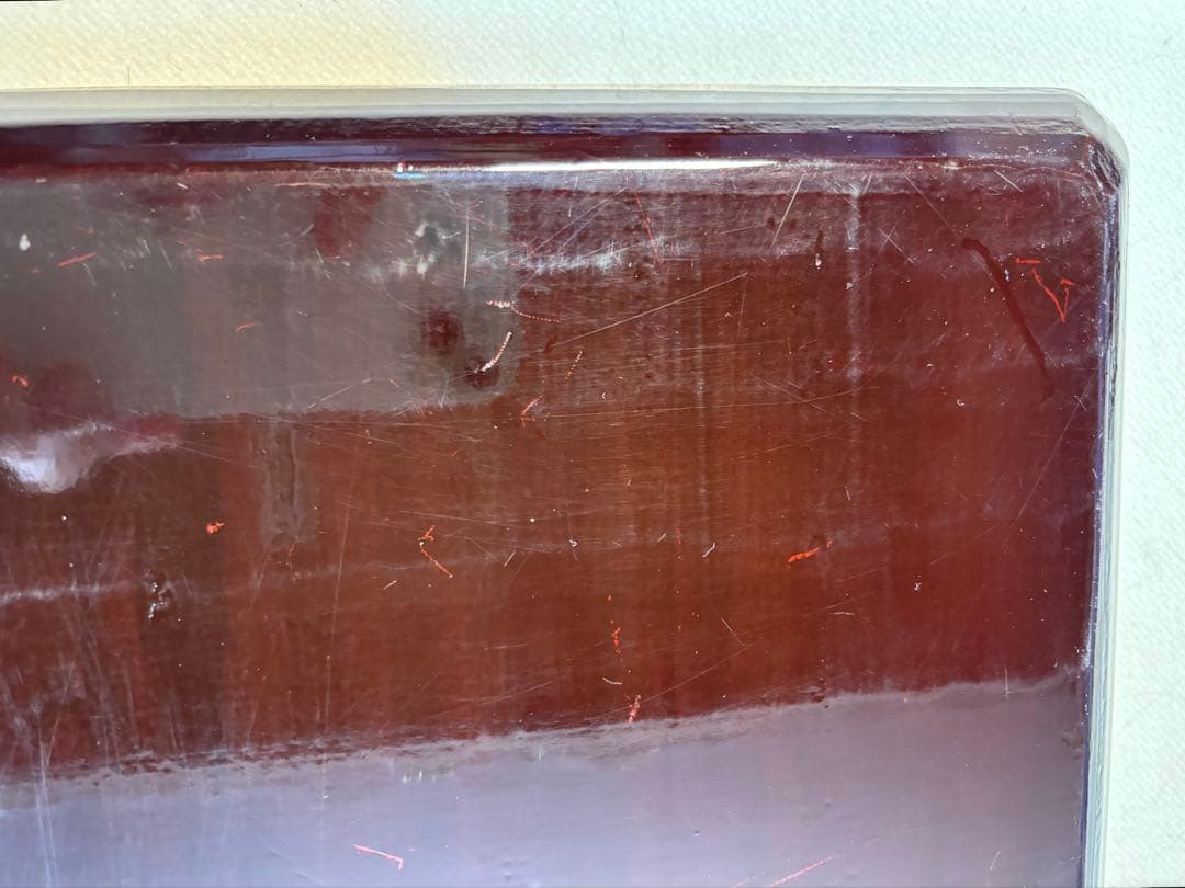 アンティーク　讃岐彫　古い松材のくり貫き角盆(四方盆)5枚セット　①