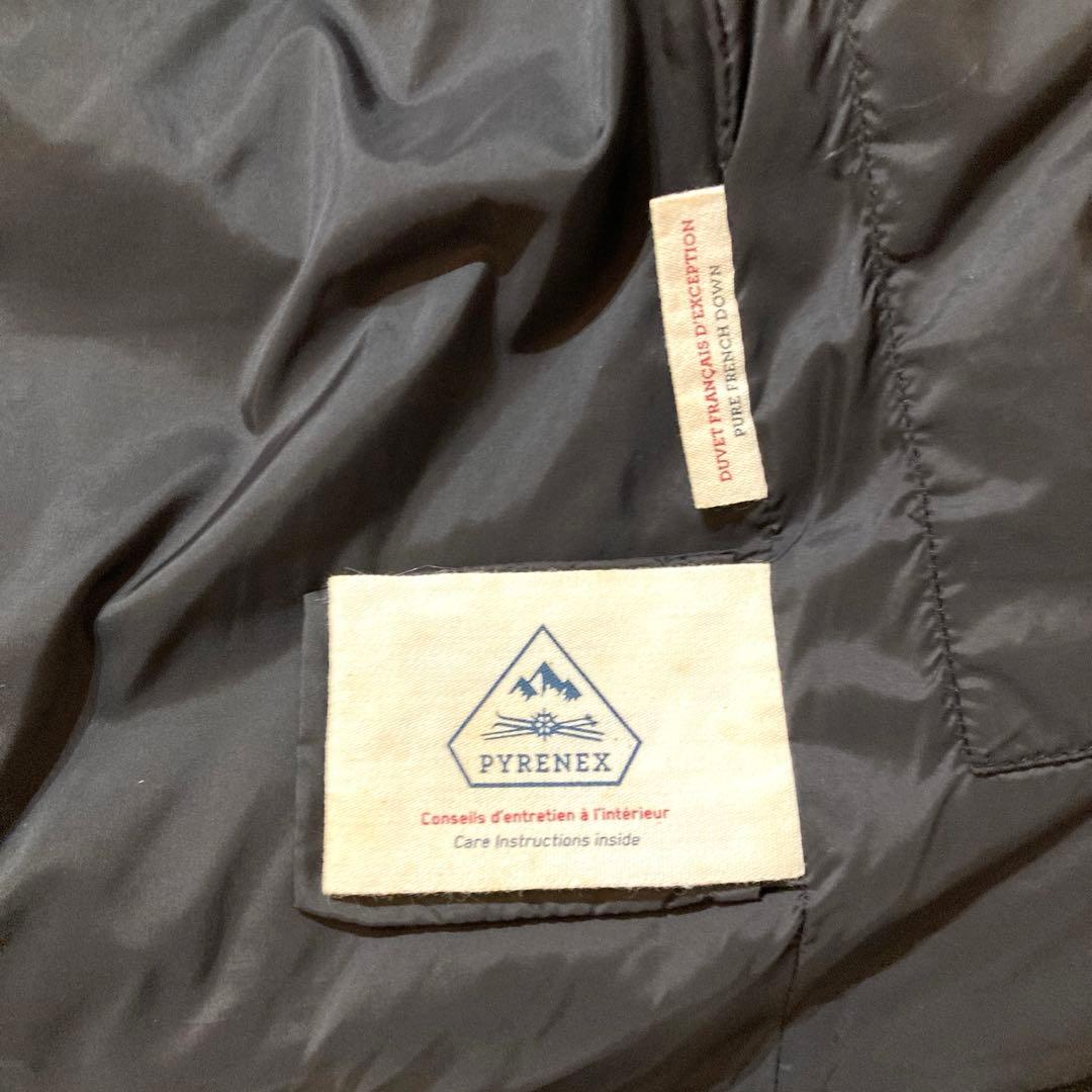 【人気定番モデル】 PYRENEX アヌシー　 ダウン　ブラック　M〜L相当