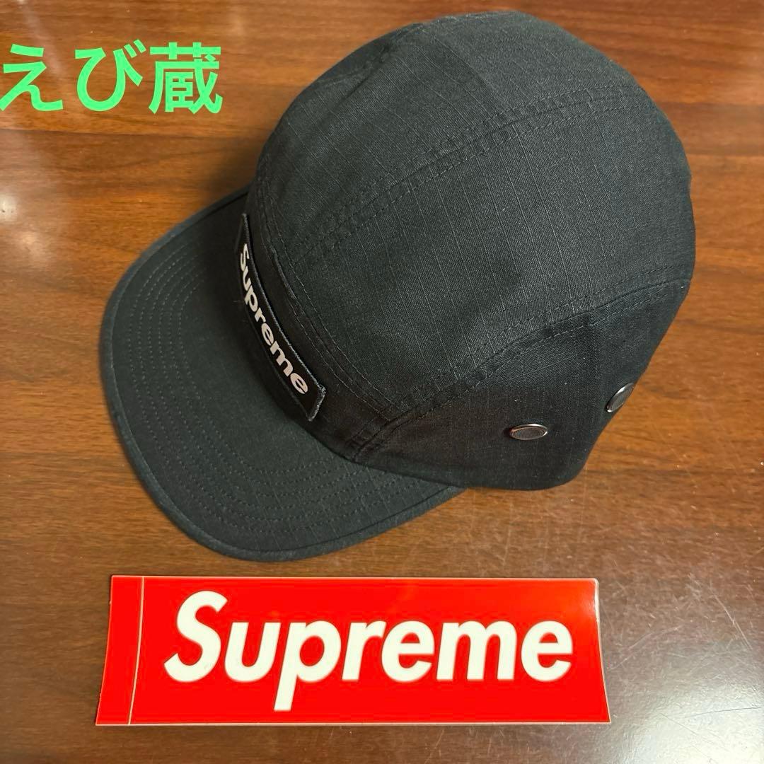 Supreme シュプリーム Military Camp Cap Black