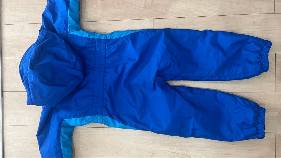 mont-bell スキーウェア 青　モンベル　スノーウェア　110 100