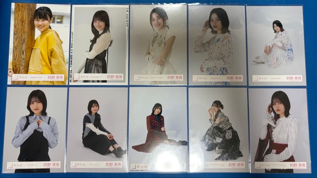 櫻坂46 生写真 的野美青 225枚 まとめ売り