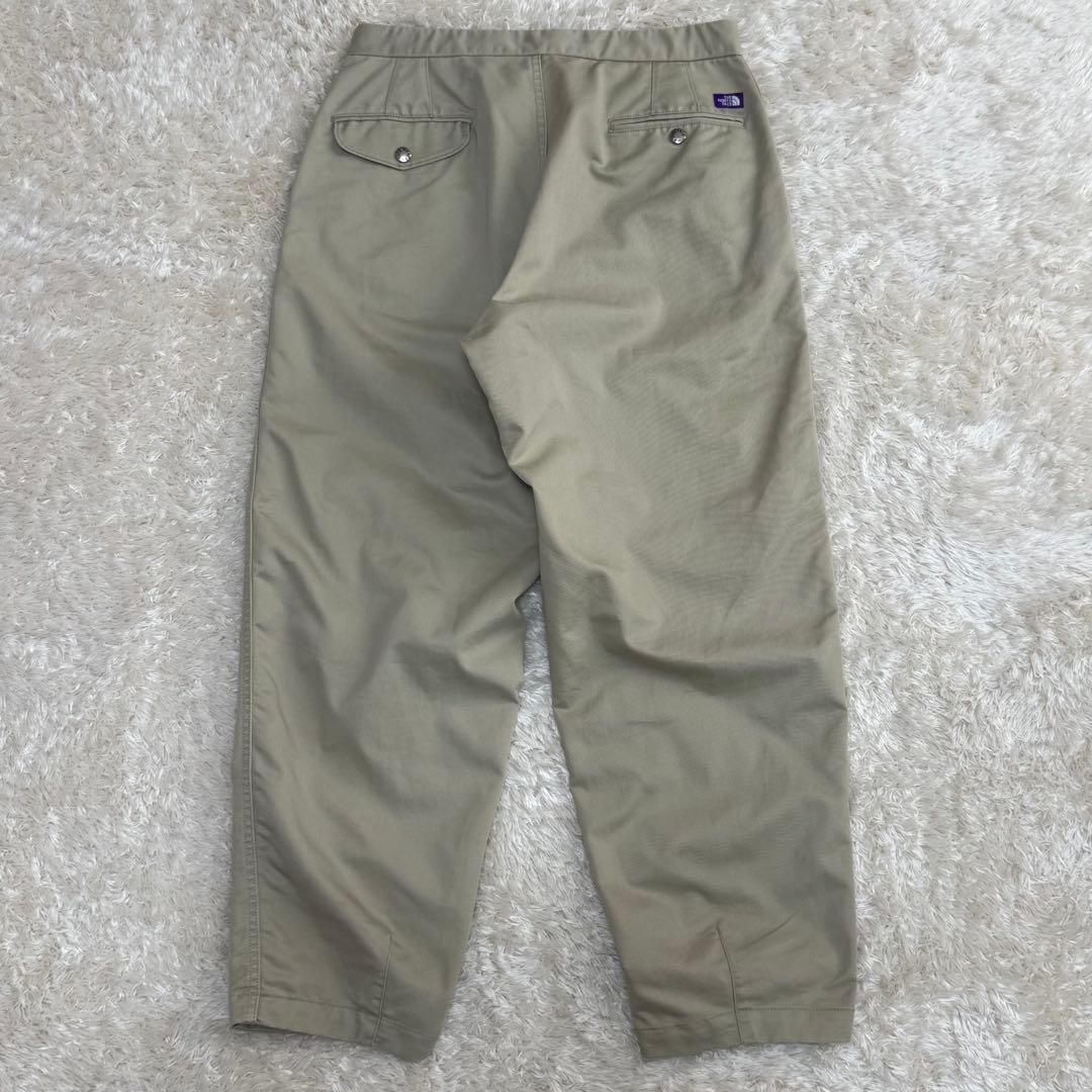 NT5302N PURPE LABEL ストレッチツイルワイドテーパードパンツ