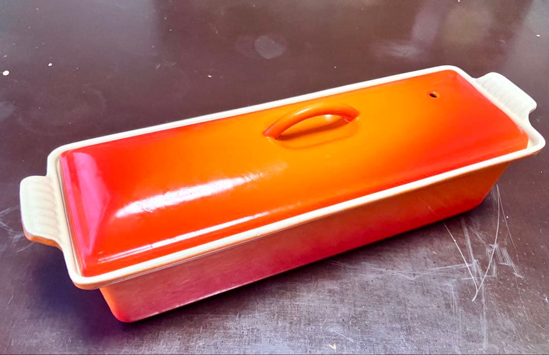 LE CREUSET ☆ル・クルーゼ☆テリーヌ型32cm☆オレンジ