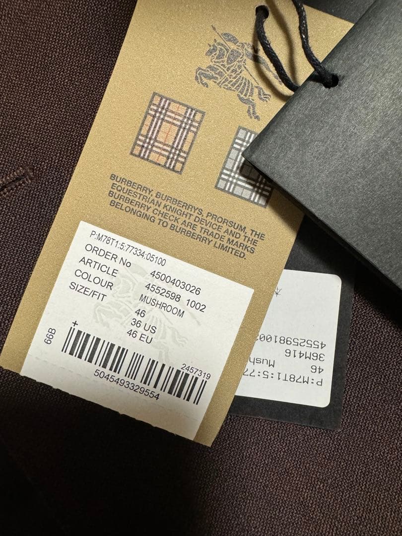 Burberry prorsum16SS ブラウンジャケット