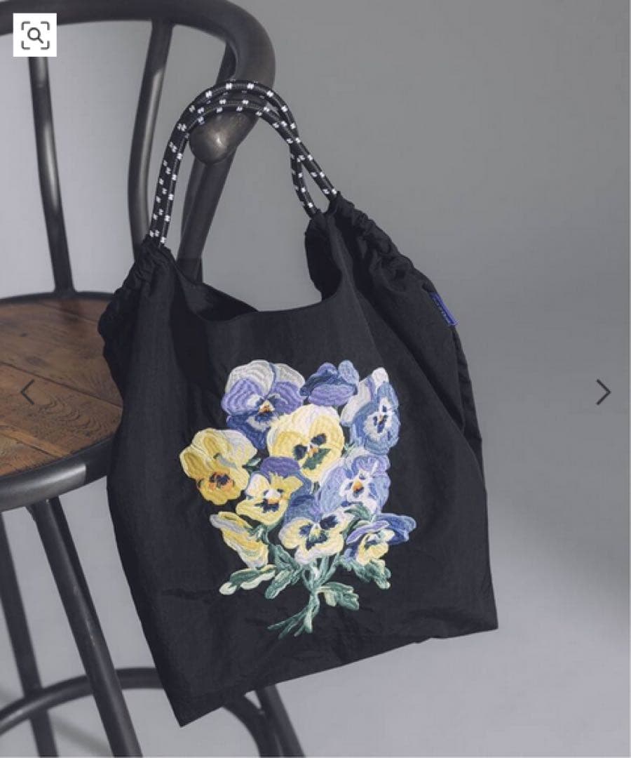 新品　ボールアンドチェーン　ジャーナルスタンダード　コラボエコバッグ　パンジー