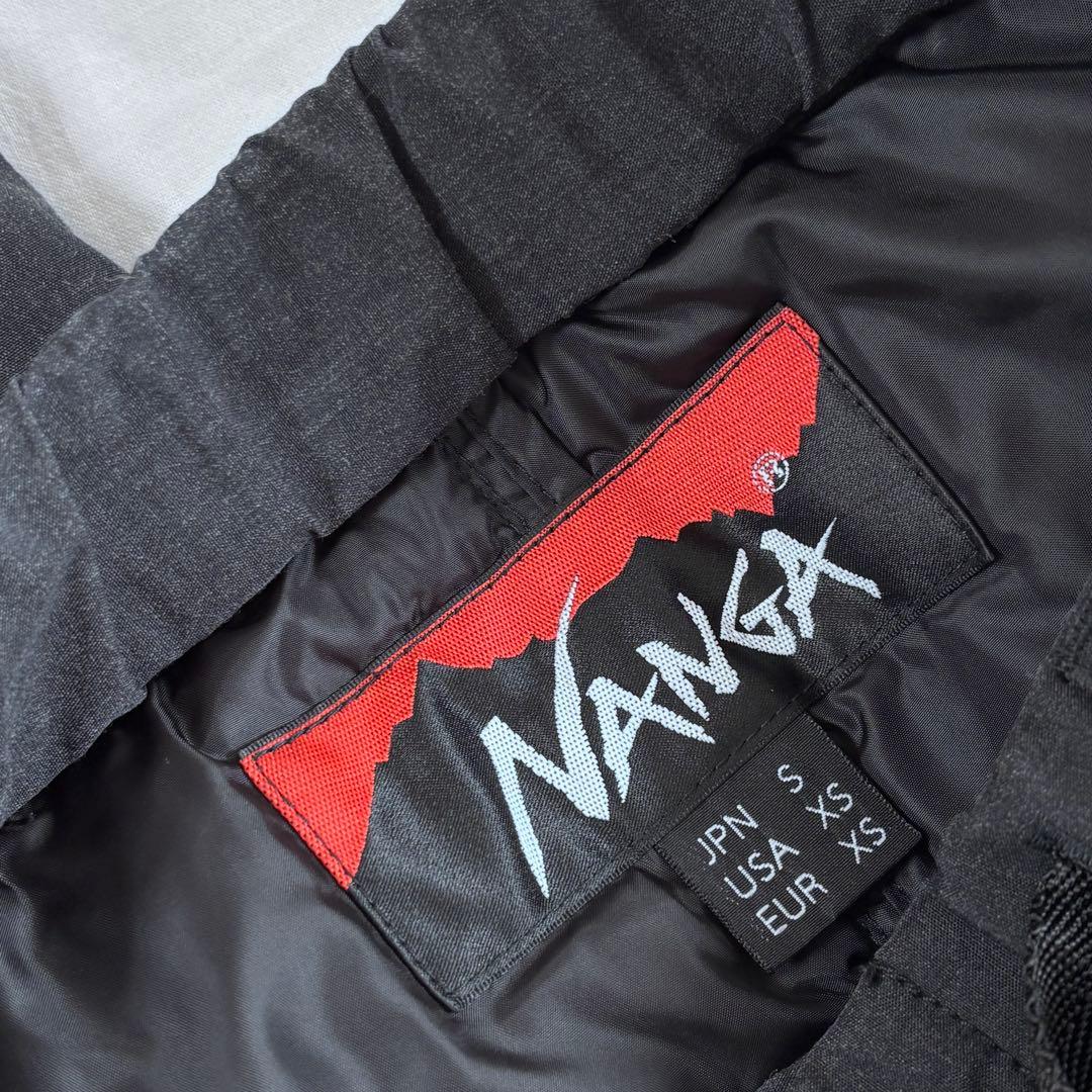 美品！NANGA ナンガ　焚火ダウンパンツ　HINOC 黒
