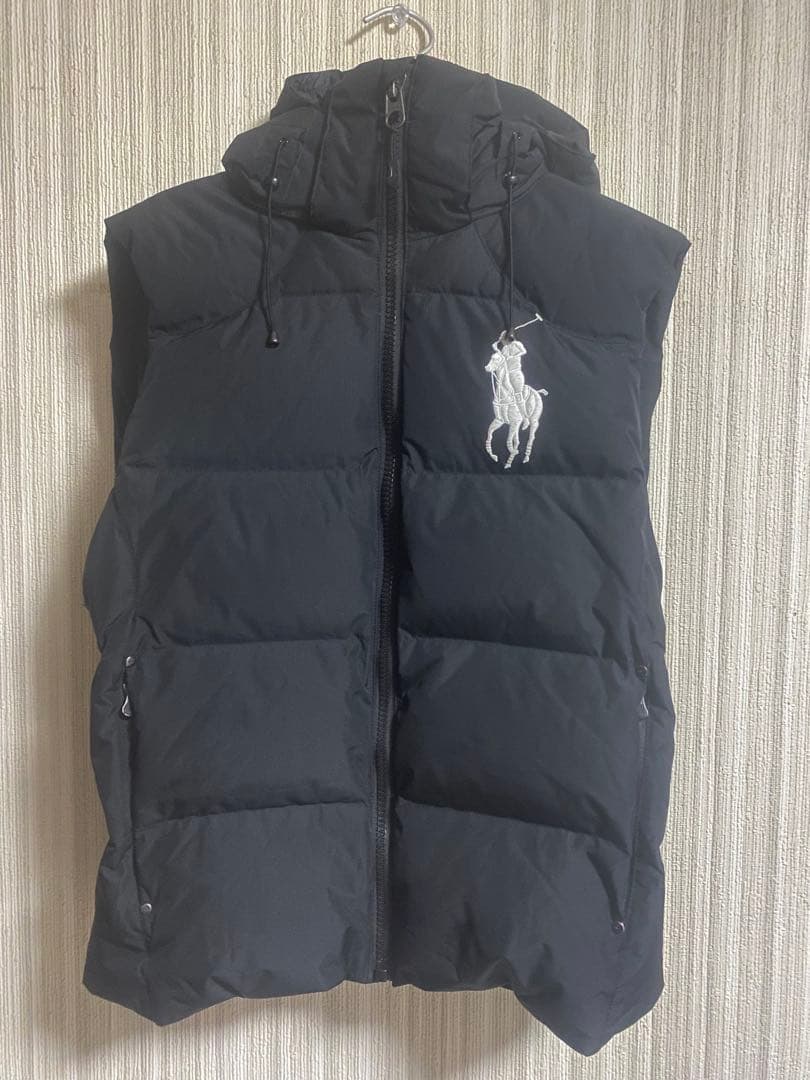 美品POLO RALPH LAURENポロラルフローレンのダウンベスト