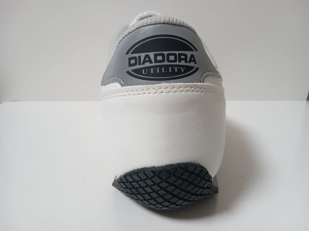 DIADORA 安全靴 ホワイト/レッド マジックテープ