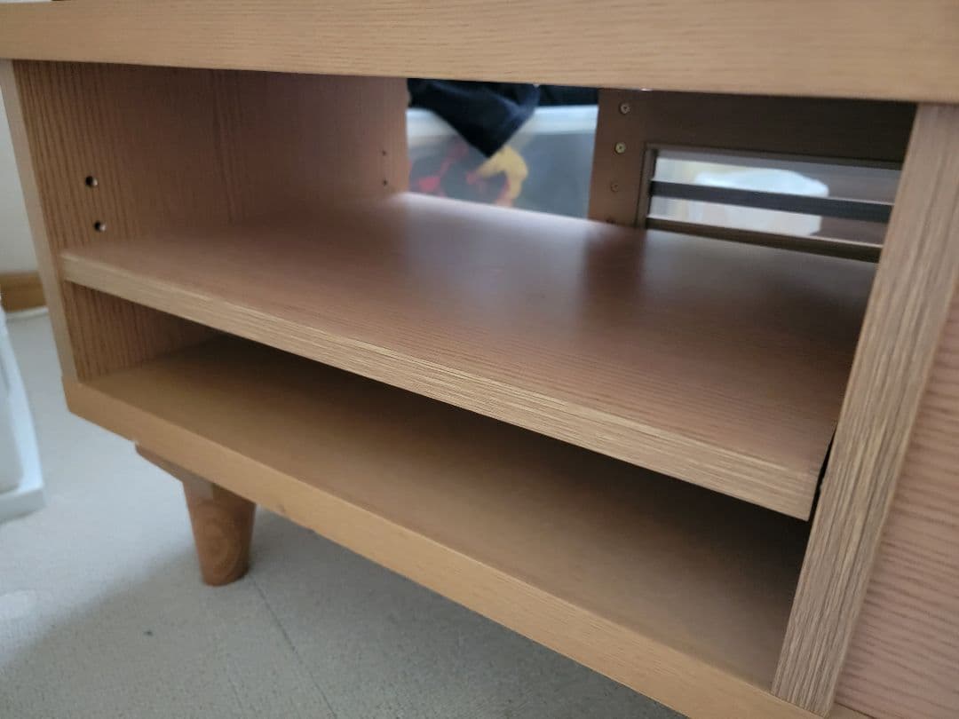 ナチュラルウッド　引き出し　テレビ台