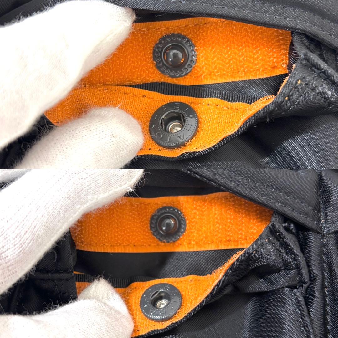 【美品】 PORTER ポーター タンカー ショルダーバッグ 2層 ブラック