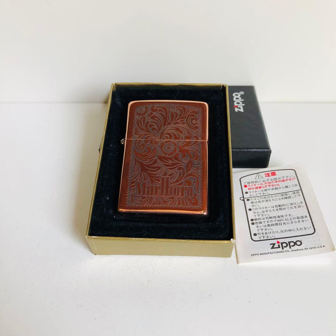 超レア未使用 に近いソリッドカッパー マルボロCOPPER ZIPPO