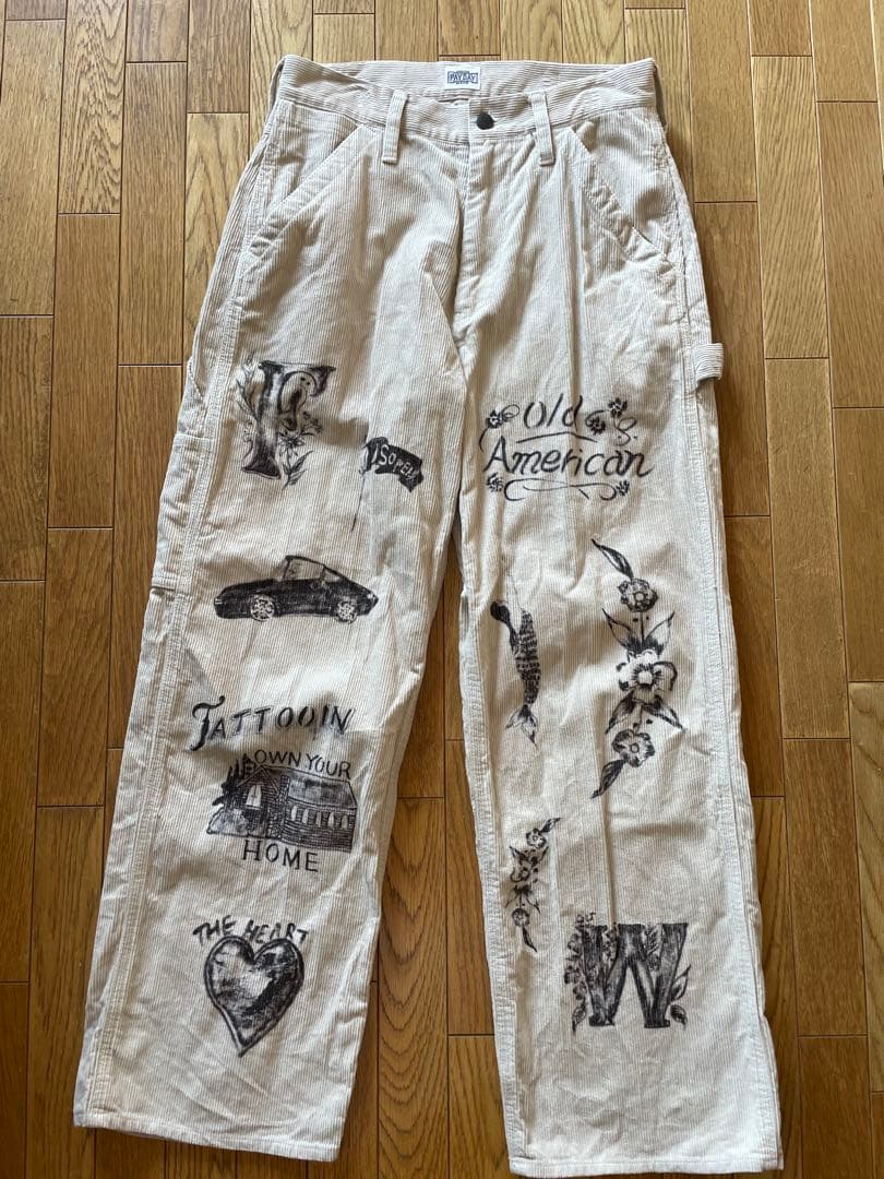 FRAMeWORK rakugaki 1984 PAYDAY 別注パンツ 38