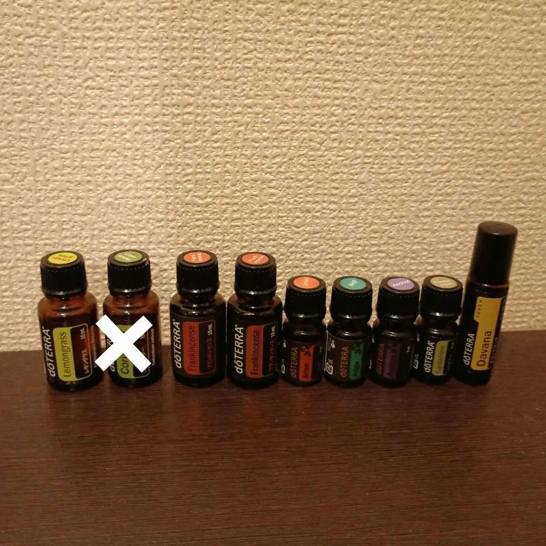 ドテラエッセンシャルオイル　9本
