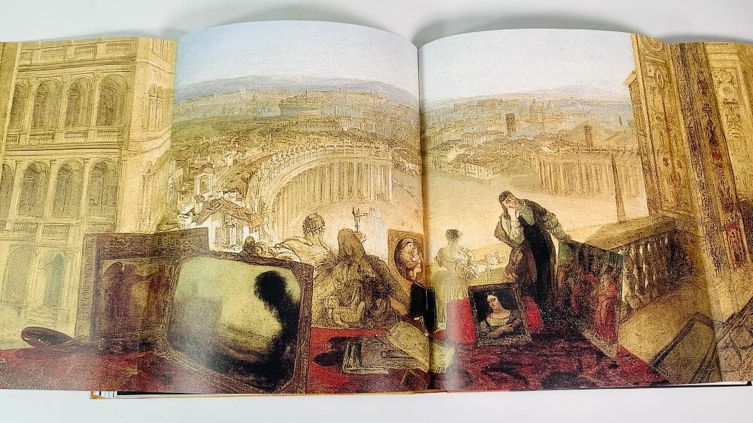 ターナー（1775-1851）の初期から後期に至るまでの作品を収録。