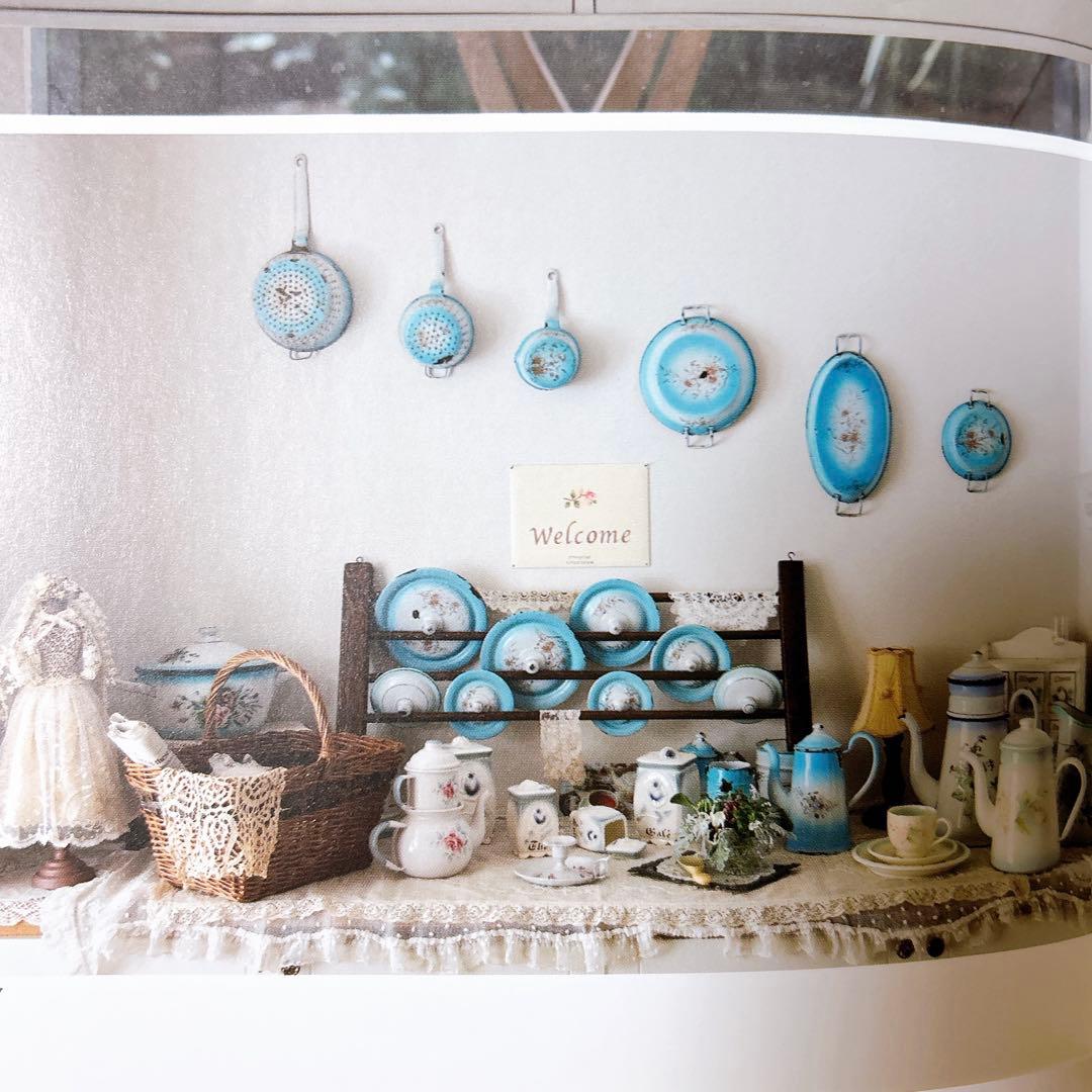 imane 琺瑯 ミニチュアキャセ3点セット / イマン マニー 薔薇雑貨