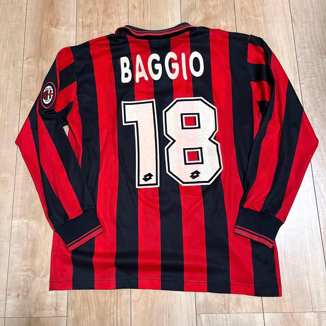 AC ミラン lotto ロット ロベルト バッジョ ユニホーム サイズ L
