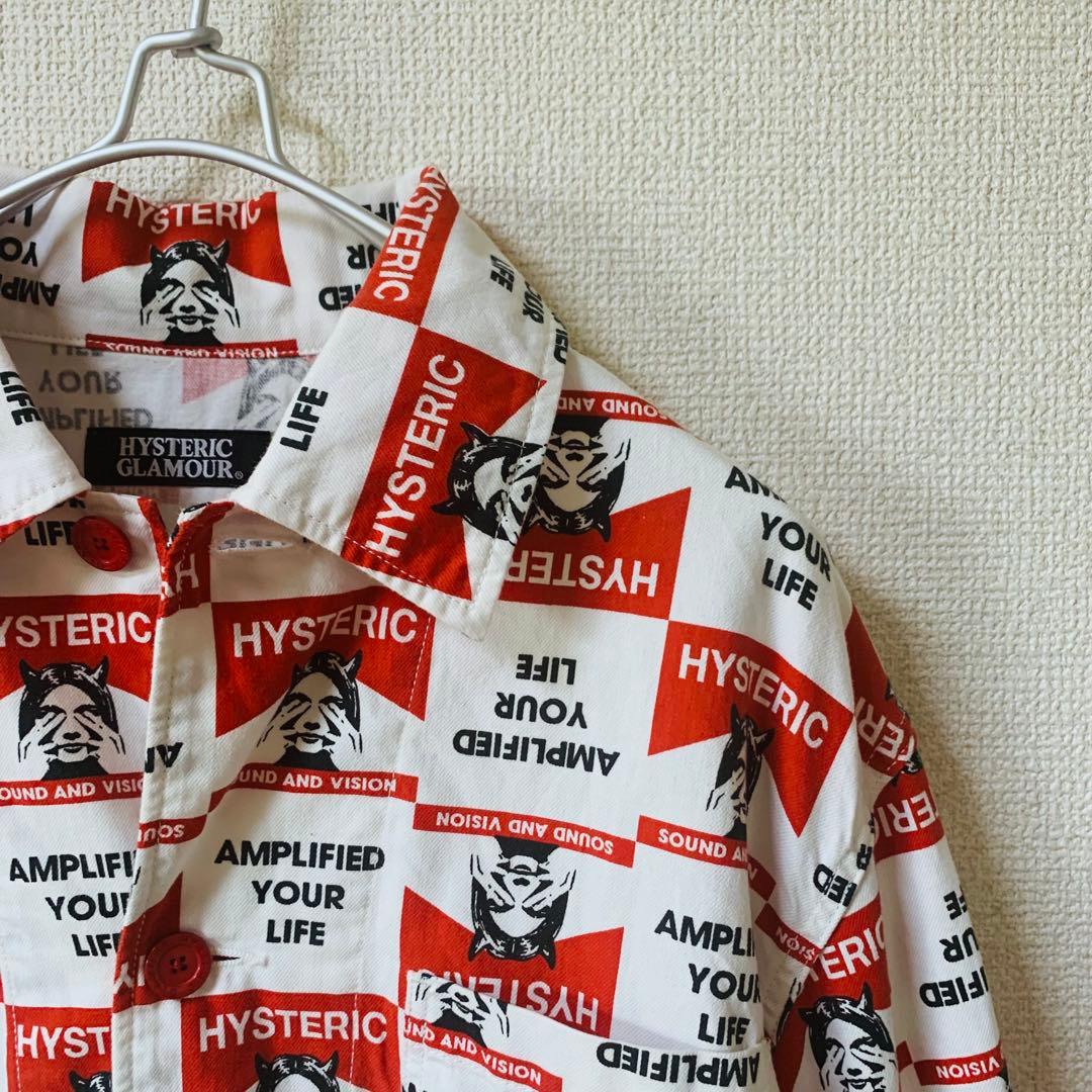 HYSTERIC GLAMOUR カバーオール　総柄 デビルガール　L