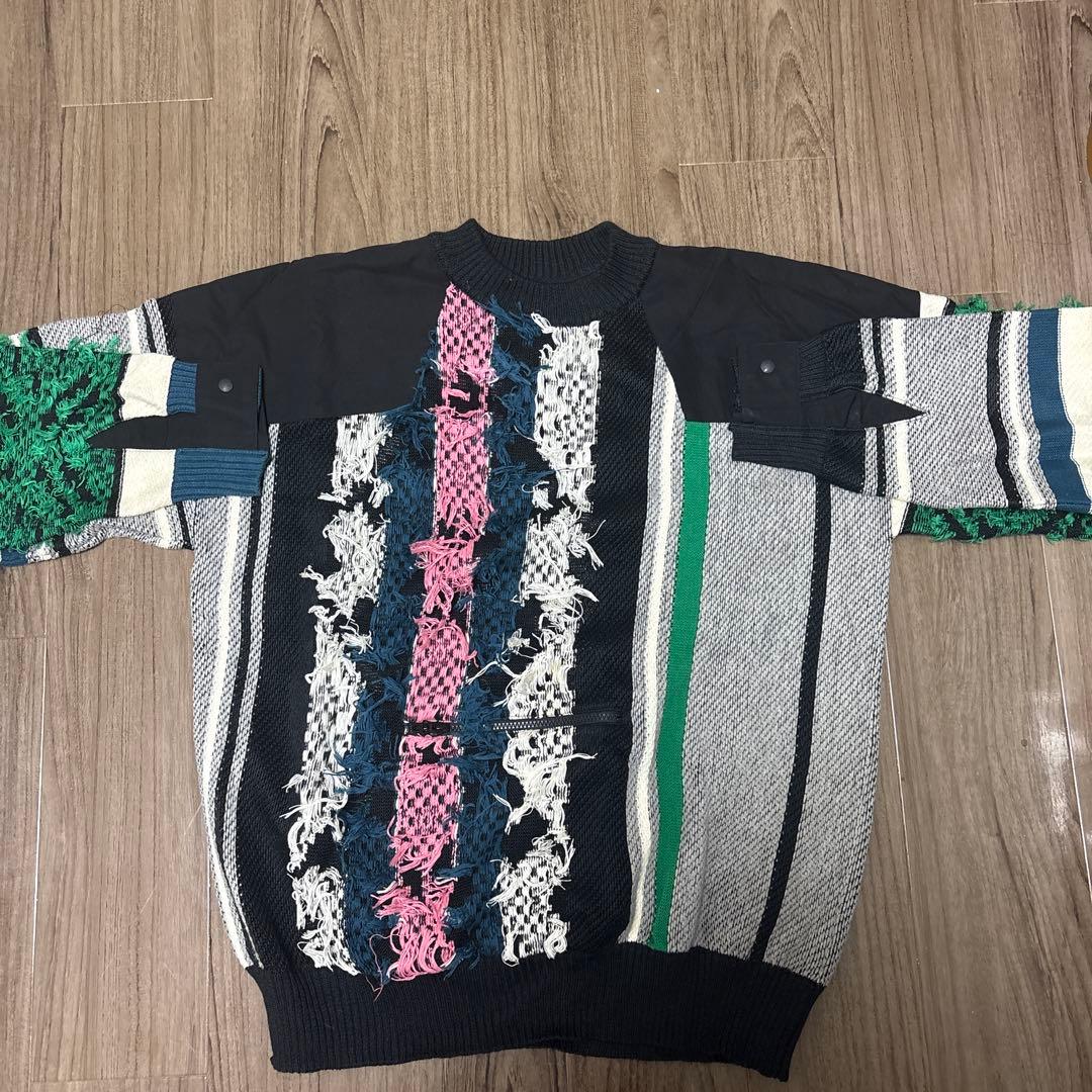 （KJ様）sacai 多色ジャガーニット サイズ4 カラー926