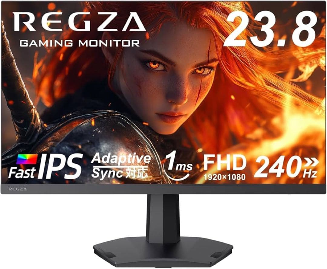 【美品】REGZA 23.8インチ ゲーミングモニター/[型番RM-G245R]